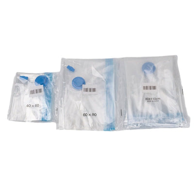 Saci vidați cu fermoar albastru - 110x80cm - CraftUp