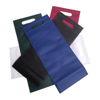 Sacoșă din textil pentru sticle - verde - CraftUp