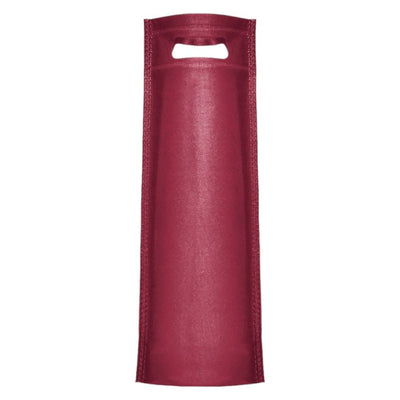 Sacoșă din textil pentru sticle - vișiniu - CraftUp