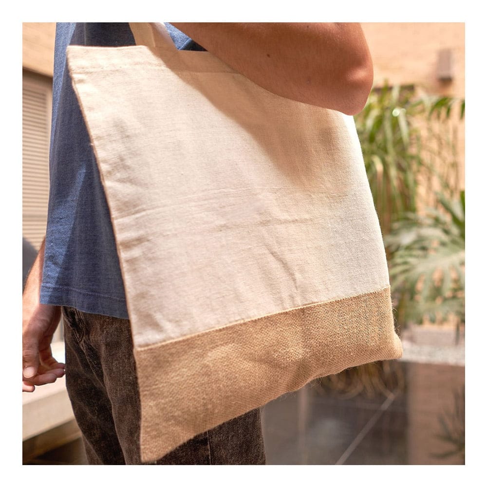Sacoșă ecologică din bumbac și iută - CraftUp