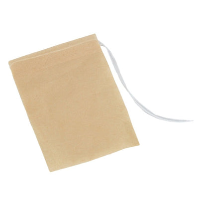 Săculeț hârtie mic cu sfoară - beige 5x7cm (set 100 buc) - CraftUp