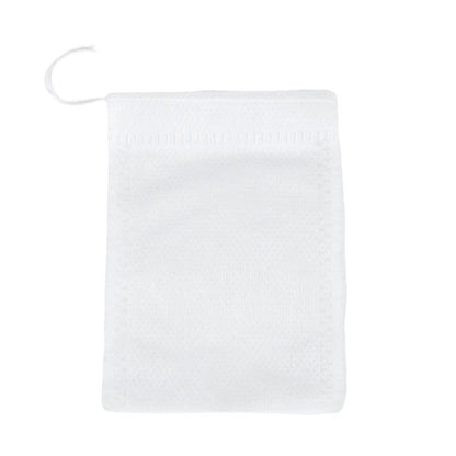 Săculeț non woven mic cu sfoară - alb 6x8cm (set 100 buc) - CraftUp