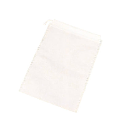 Săculeți non woven cu sfoară - alb (set 50 buc) - CraftUp