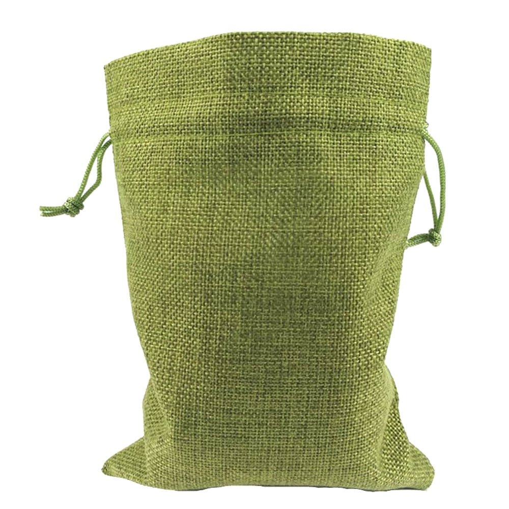Săculeți țesătură sac cu sfoară 9x12cm (set 50 buc) - CraftUp