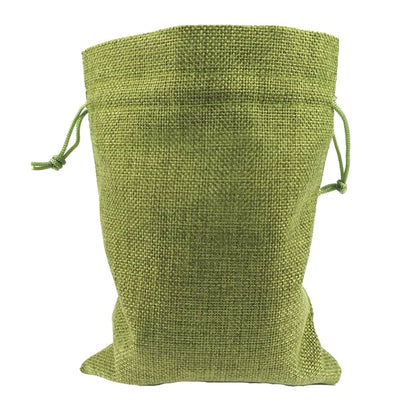Săculeți țesătură sac cu sfoară 9x12cm (set 50 buc) - CraftUp