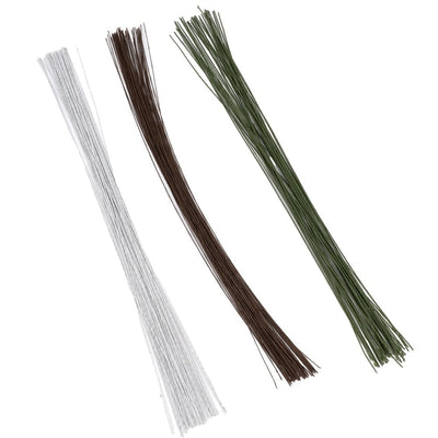 Sârmă floristică - Alb (set 40 buc) - 0.8mm x 45cm - CraftUp