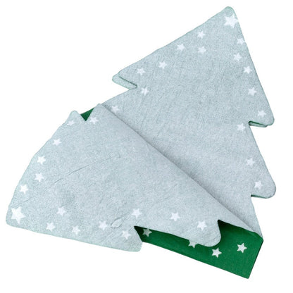 Șervețele de Crăciun în formă de brad verde (set 20 buc) - CraftUp