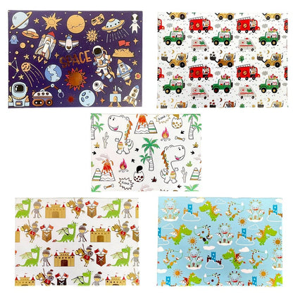 Set 10 cutii dreptunghiulare diferite - model 2 copii - CraftUp