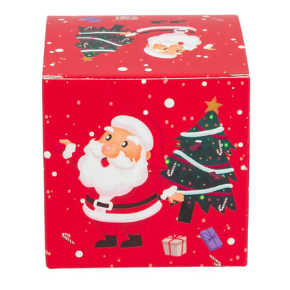 Set 24 cutii mici pătrate de Crăciun 6 modele diferite - multicolor - CraftUp