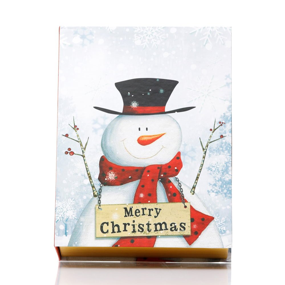 Set 3 cutii carte de Crăciun – model om de zăpada - CraftUp