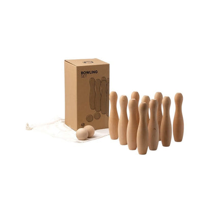 Set joc popice - bowling din lemn - CraftUp