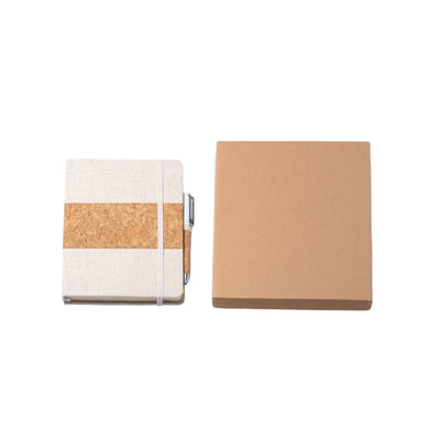 Set premium caiet și pix din plută - CraftUp