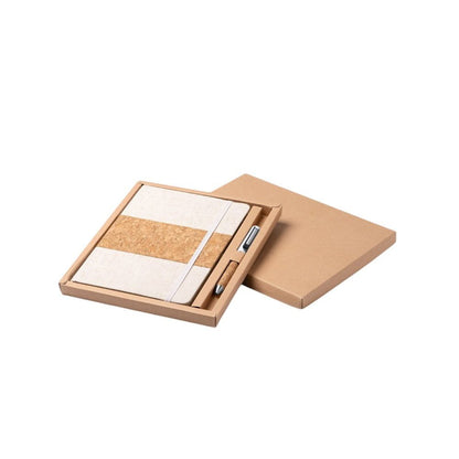 Set premium caiet și pix din plută - CraftUp
