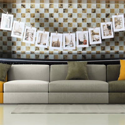 Set rame foto ghirlandă alb - CraftUp