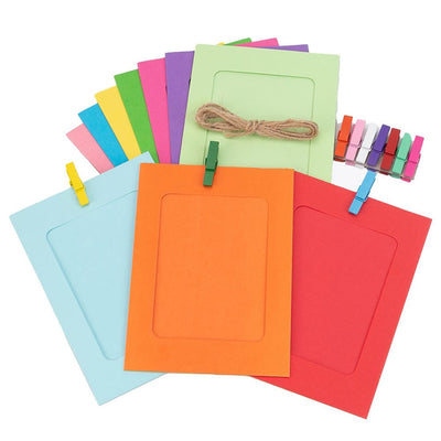 Set rame foto ghirlandă multicolore - CraftUp