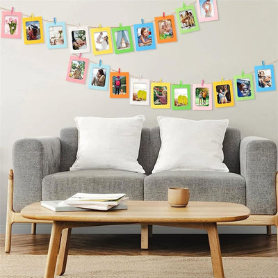 Set rame foto ghirlandă multicolore - CraftUp