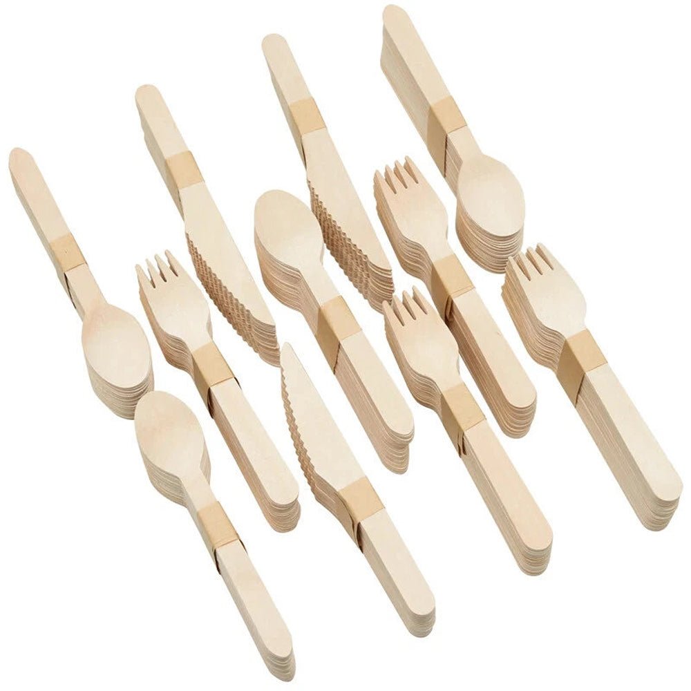 Set tacamuri din lemn natural - CraftUp