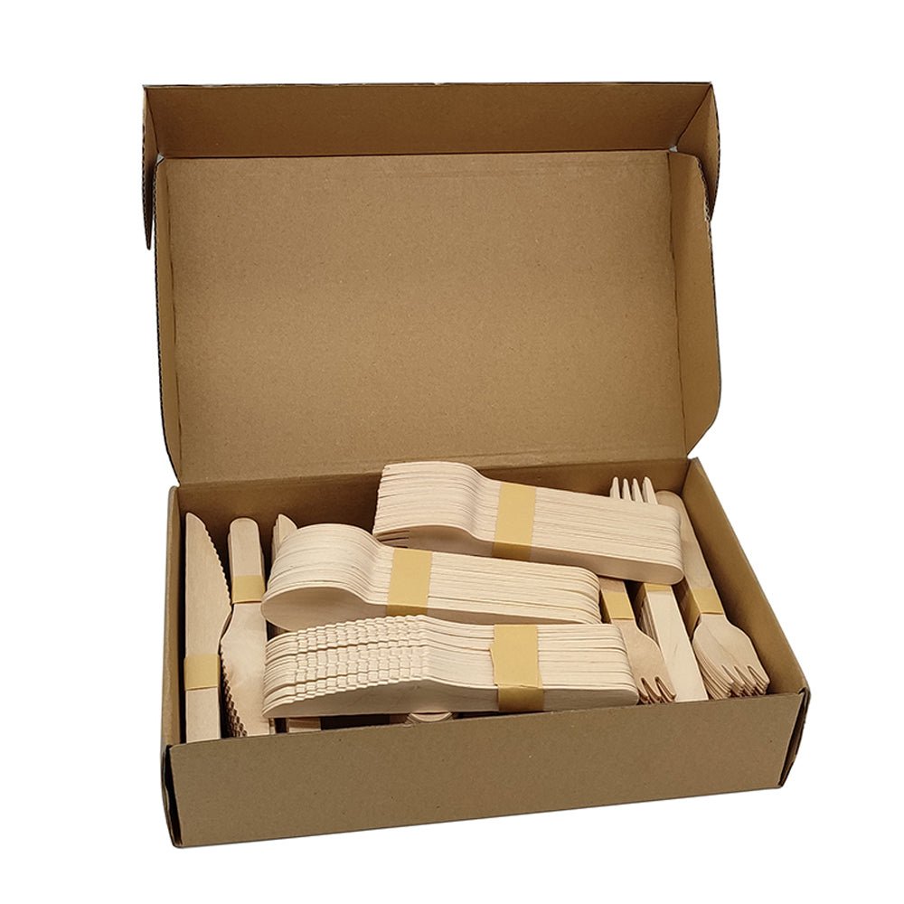 Set tacamuri din lemn natural - CraftUp