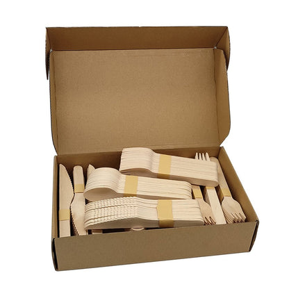 Set tacamuri din lemn natural - CraftUp