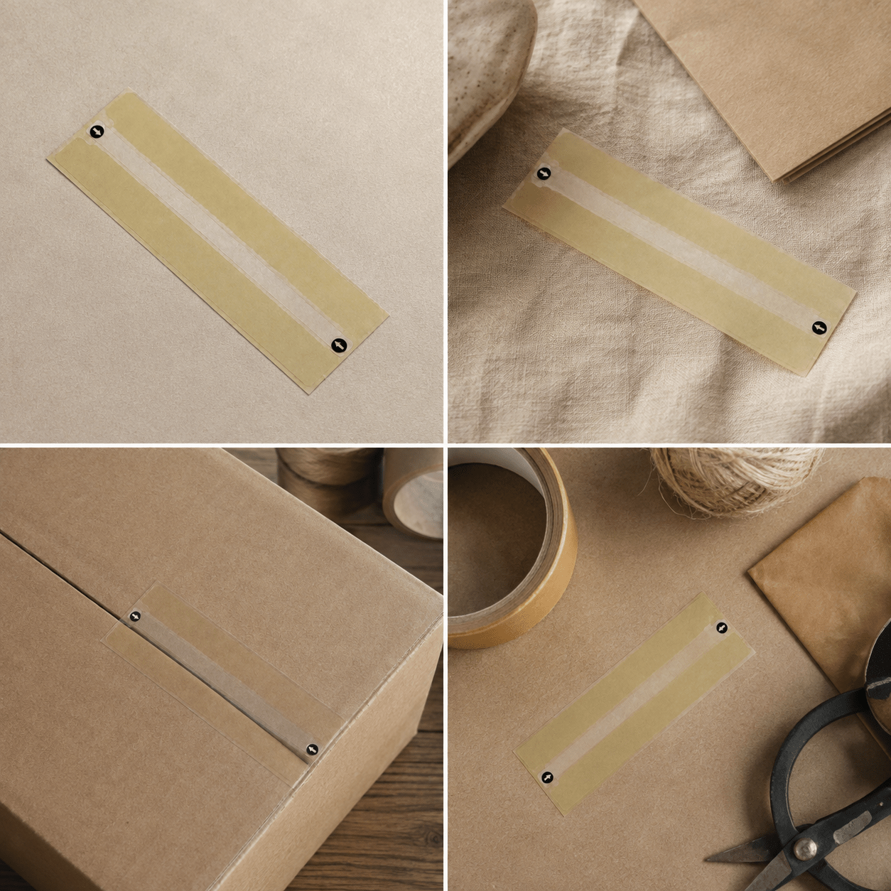 Sigilii adezive de securitate - transparent (set 10 buc) - CraftUp