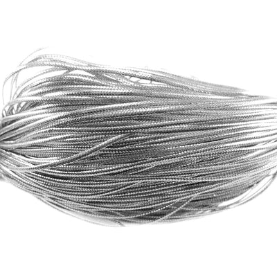 Șnur argintiu metalic (set 100 buc) - CraftUp