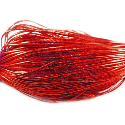 Șnur roșu metalic (set 100 buc) - CraftUp
