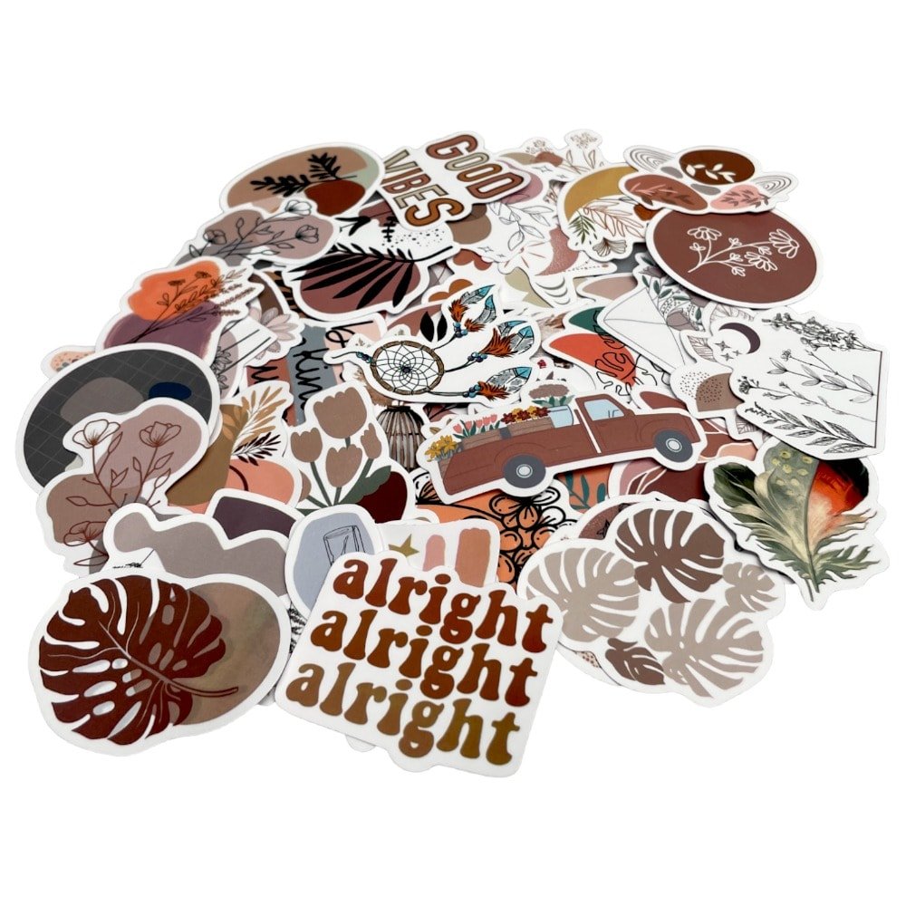 Stickere mici din hârtie - temă florală - CraftUp