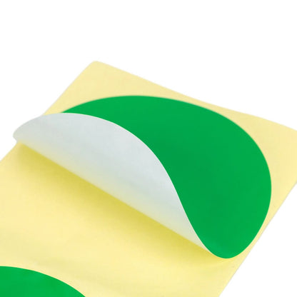 Stickere rotunde uni 13cm rezistente la apă - verde (set 40 buc) - CraftUp