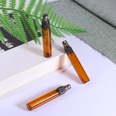 Sticluță ambră reutilizabilă cu spray și capac - CraftUp