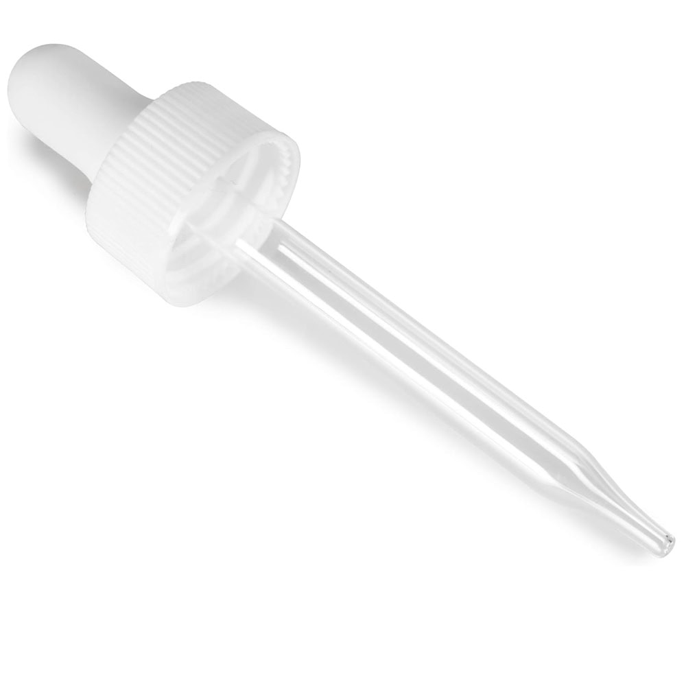Sticluța mată reutilizabilă cu pipetă și capac alb - CraftUp