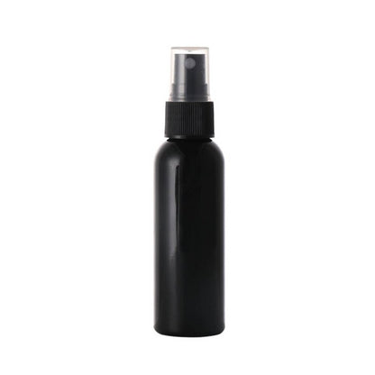 Sticluță neagră reutilizabilă lucioasă cu spray și capac - CraftUp