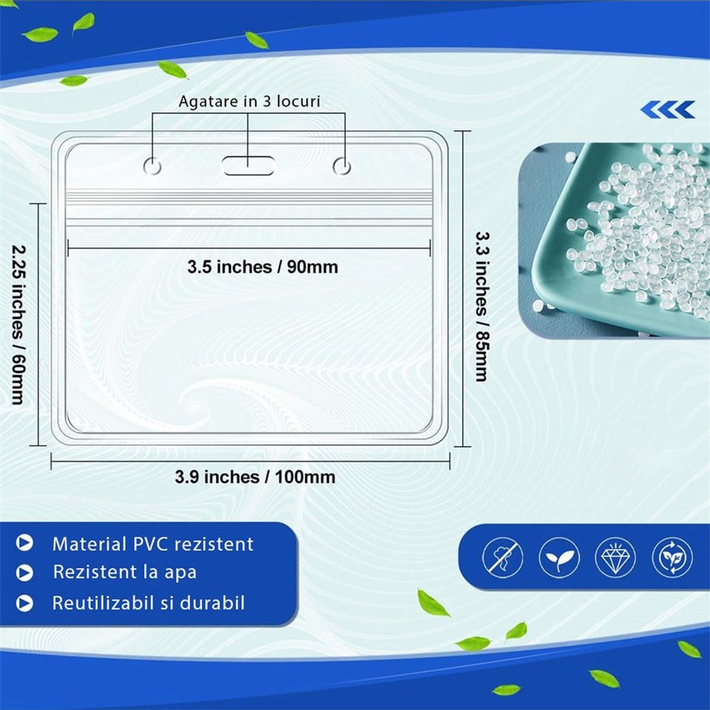 Suport legitimație PVC orizontal - CraftUp