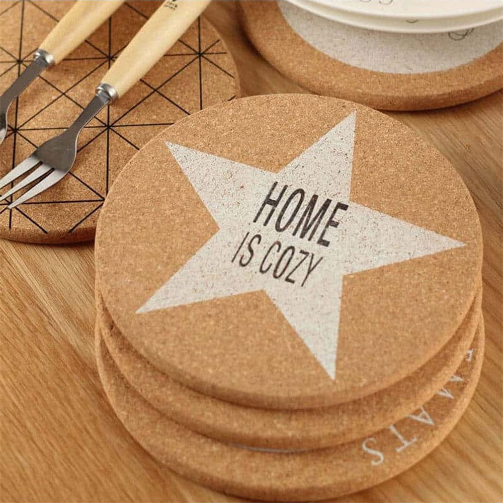Suport pahar de plută (set 10 buc) - CraftUp