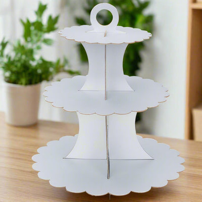 Suport prăjituri din carton cu 3 nivele - CraftUp