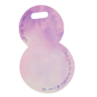 Suport rotund pentru flori - mov (set 10 buc) - CraftUp