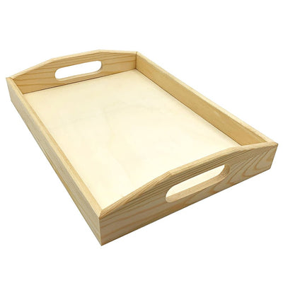 Tavă din lemn cu mânere - CraftUp