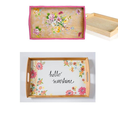 Tavă din lemn cu mânere - CraftUp