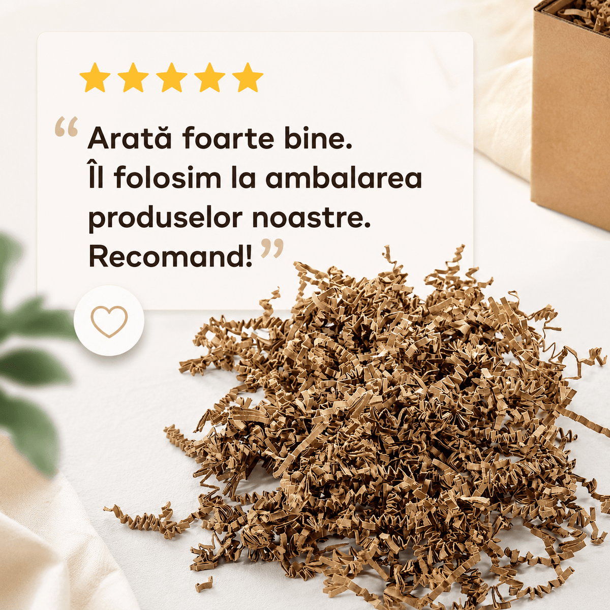 Umplutură cadouri Sizzlepak - kraft (cutie 2,5kg) - CraftUp
