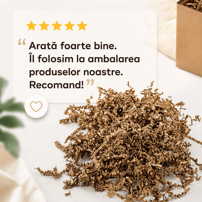 Umplutură cadouri Sizzlepak - kraft (cutie 2,5kg) - CraftUp