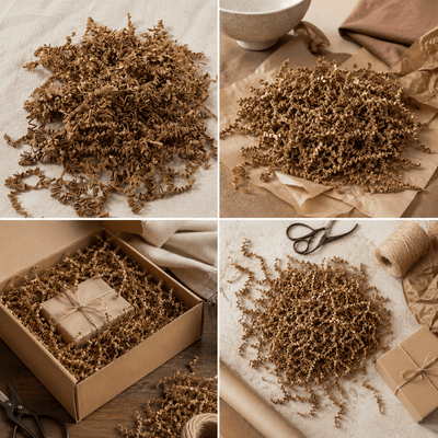 Umplutură cadouri Sizzlepak - kraft (cutie 2,5kg) - CraftUp