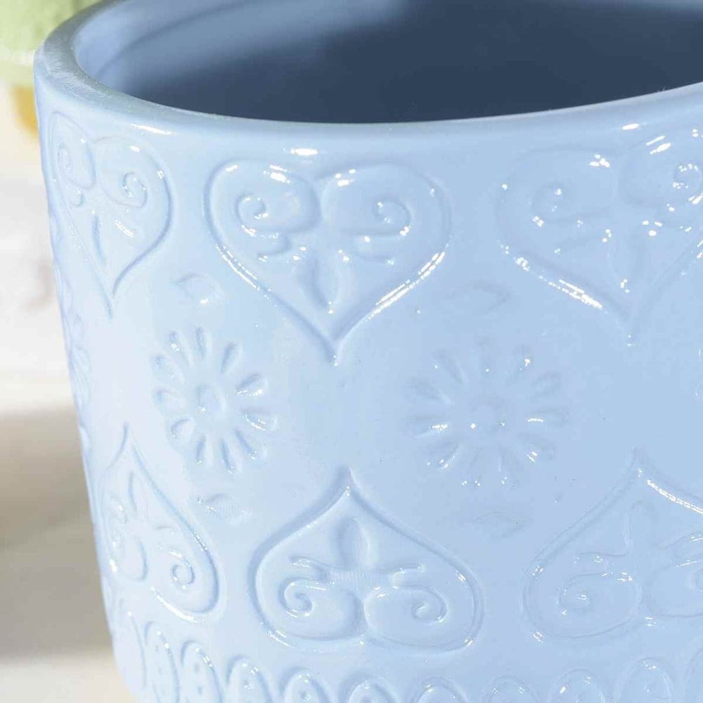 Vază ceramică cu margine aurie - model aleatoriu - CraftUp