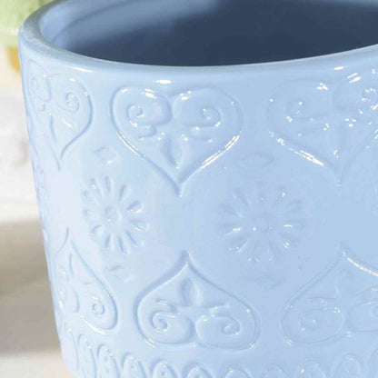 Vază ceramică cu margine aurie - model aleatoriu - CraftUp
