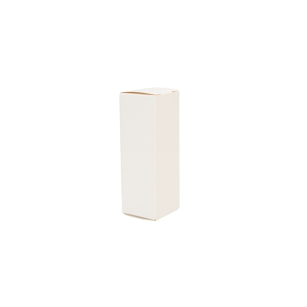 Cutie mică închisă - alb (set 50 buc) - 3.1x3.1x9cm