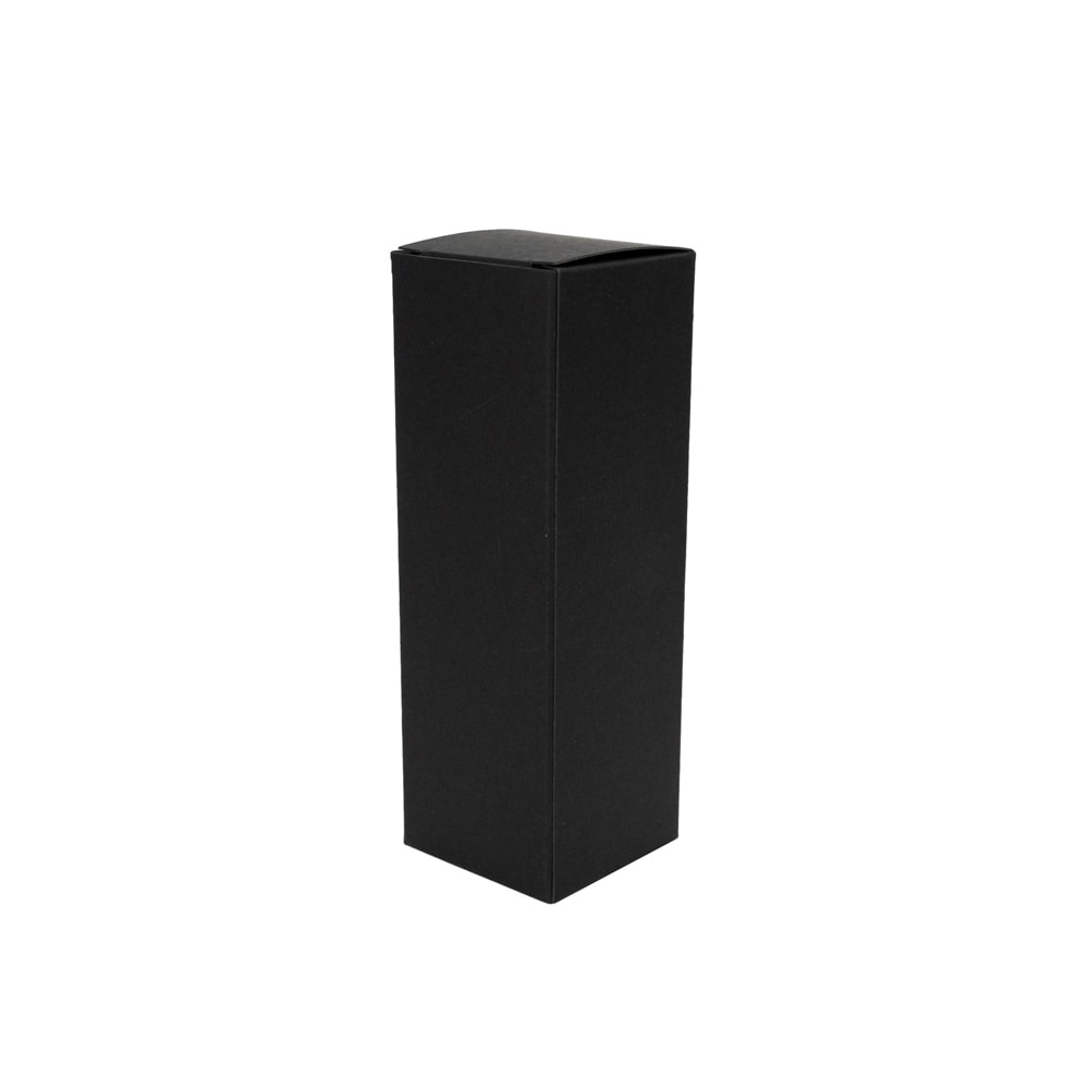 Cutie mică închisă - negru (set 50 buc) - 4.8x4.8x14.5cm
